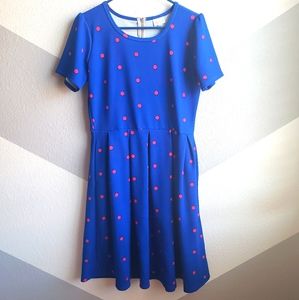 LuLaRoe polka dot dress